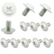 ワッシャーヘッドネジ ミリ M3-5 12個入 ホワイト SN-012WH