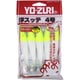 浮スッテカンTY2布巻 5本入 4.0号 LYH L黄×白
