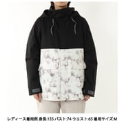 プリント切替JKT SISJ202 BLK Lサイズ [スノーボード ウェア ジャケット レディース]