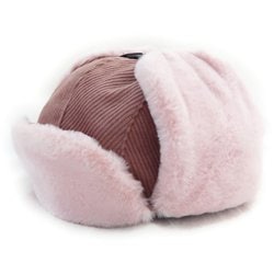 コーデュロイボアアビエーター SISA1003 32 PINK [スキー キャップ レディース]