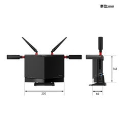 BUFFALO AirStation Wi-Fi 6 ルーター 4803Mbps BUFFALO バッファロー AirStation 無線LAN Wi-fiルーター Wi-Fi6