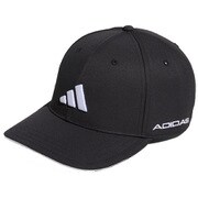 AD23SS MGS03 HS4431 BK/WH OSFW [ゴルフキャップ メンズ サイドロゴ キャップ ブラック/ホワイト OSFW（54～57cm）]