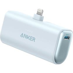 Anker Nano Power Bank （12W, Built-In Lightning Connector） ブルー A1645031