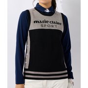 732800 [レディス ニットベスト Lサイズ BK]