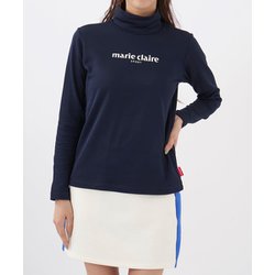 新品マリクレール ゴルフ クレイジーホットインナーシャツ 保温 UV M レディース インナーシャツ モックネック クレイジーホット