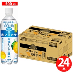 和ノチカラ 有機レモン使用炭酸水 500ml×24本