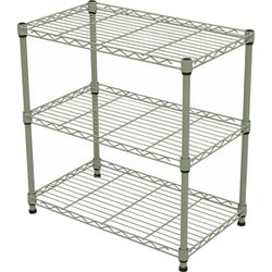 19φスチールラックセット 幅60×奥行35×高さ61.8cm グリーン NS6035-1GR