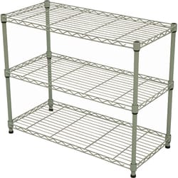 19φスチールラックセット 幅75×奥行35×高さ61.8cm グリーン NS7535-1GR