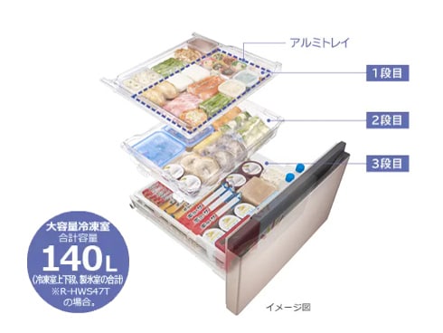 ヨドバシ.com - 日立 HITACHI 冷蔵庫 HSタイプ(470L・幅60cm ヨドバシ.com - 日立 HITACHI 冷蔵庫 HSタイプ(470L・幅60cm