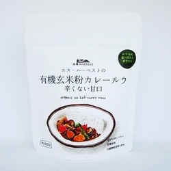 有機玄米粉カレールウ 辛くない甘口 100g