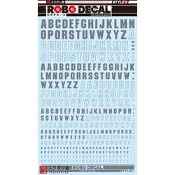 ST02-A01-GR ロボデカール アルファベット01 グレー [プラモデル用品]