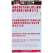ST02-A01-RE ロボデカール アルファベット01 レッド [プラモデル用品]