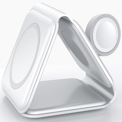 3-in-1 モバイル充電器 Cタイプ MagSafe/Qi対応 ホワイト TMC01WH