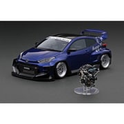 IG2903 1/18 パンデム GR YARIS 4BA ブルーメタリック With Engine [レジンキャストミニカー]