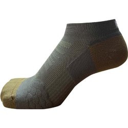 Comod(y) Tieショート 02-040 415 カーキ 21-23cm [ランニング ソックス ユニセックス]