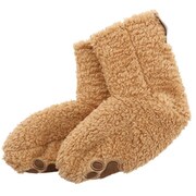 14122-32 [パピーコート ルームソックス BROWN]