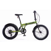 206 サスペンション付き折り畳み自転車 COGHORN OCTAGON(オクタゴン) マットカーキ 20COGRSUSFDBOCTAGON MKK