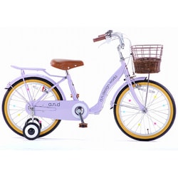 ヨドバシ.com - エーエヌデザインワークス a.n.design works 子供用自転車 180a n design U-KIDS キッズ  パープル 通販【全品無料配達】