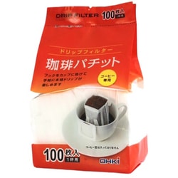 ドリップフィルター 珈琲パチット 100枚入り