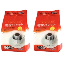 ドリップフィルター 珈琲パチット 100枚入り×2セット