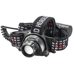 LEDヘッドライト USB充電式 リードウォーリア 900ルーメン LC-HUS900S-K