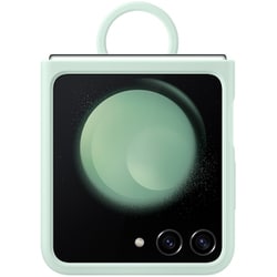 Z Flip5 Silicone Case with Ring/Ocean Green EF-PF731TMEGJP