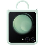 Z Flip5 Silicone Case with Ring/Ocean Green EF-PF731TMEGJP