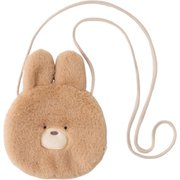 A80823-100 [おかおポシェット うさぎ ベージュ]