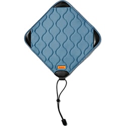撥水性テキスタイル ラップクロス スチールブルー 31×31cm RK0204 Camera Wrap （M） Steel Blue