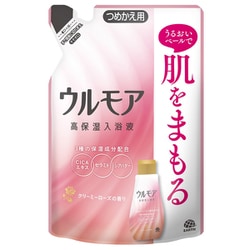 ウルモア 高保湿入浴液 クリーミーローズの香り つめかえ 480ml [浴用化粧料 詰替え 保湿入浴剤 入浴液]