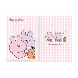キャラクターグッズ あさみみちゃん ダイカットクリアファイル チェック