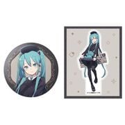初音ミク×SOLWA おっきめ缶バッジ＆ステッカーセット Art by 黒星紅白 [キャラクターグッズ]