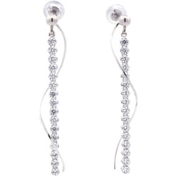 Silky Touch シルキータッチ ピアス TE-2155CZ-SV 2WAY