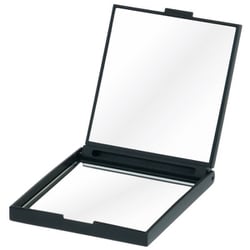 拡大鏡約2倍付 コンパクトミラー 鏡面サイズ：78×78mm（レンズ 78×75mm） 日本製 No.103