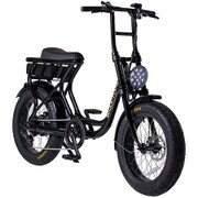 電動アシスト自転車 FUMA ライト付 メタルブラック 2210BGR02TBL