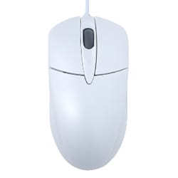 スクロール光学式マウス PS/2 ホワイト 3R-KCMS01PWT