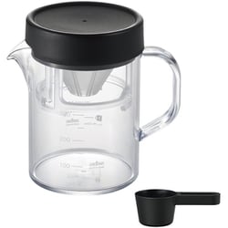 コーヒーサーバーストロン ビーカーコンパクトドリッパーセット ブラック TW-3768