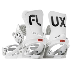 【美品】FLUX フラックス スノーボード バインディング ホワイト Mサイズスポーツ