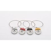 ブレーキディスク ワイングラスチャーム 4色セット 40332