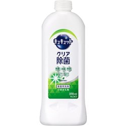 キュキュット クリア除菌 緑茶の香り 詰め替え 370ml [食器用洗剤]