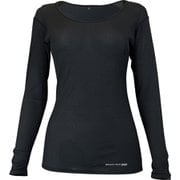 レディスブレステックPP ロングスリーブ OKJ85522 009 ブラック Lサイズ [アウトドア アンダーウェア レディース]