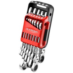 467BF.JP12PB [コンビネーションレンチセット 467BF.JP12PB メトリックポータブルケース付10Pc.ヒンジ付き]