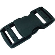 JYA-325 [平ベルト金具 サイドリリースバックル アジャスト型 25mm幅用 （1個入り）]