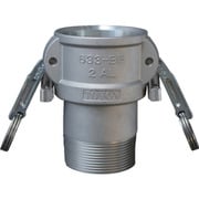 633-BBL-1/2-AL [カムロック ツインロックタイプカプラー オネジ アルミ 633-BBL 1/2インチ AL]