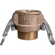 カムロック ツインロックタイプカプラー オネジ ブロンズ 633-BBL 4インチ BR 633-BBL-4-BR
