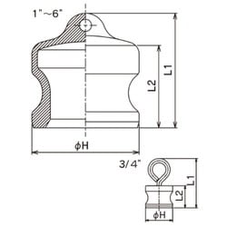 ヨドバシ.com - トヨックス TOYOX 634-A-1-1/4-BR [カムロック