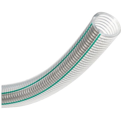 吸引・折れ防止用フッ素ホース（薬品・食品用） トヨフッソSホース 内径32mm×外径41mm 長さ2m FFS-32-2