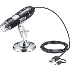200万画素 フルHD対応USB顕微鏡 LPE-08BK