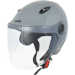 セミジェットヘルメット XLサイズ グレイ WX-303