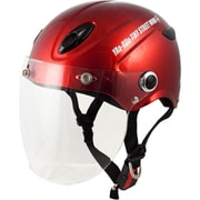 ハーフヘルメット キッズサイズ キャンディレッド STR-KJT